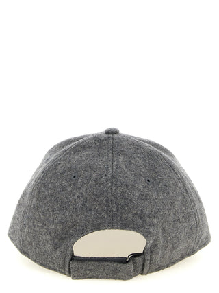 Gray Wool Cap (Baseball Hat)