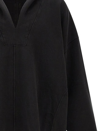 Black Cotton Sweatshirt