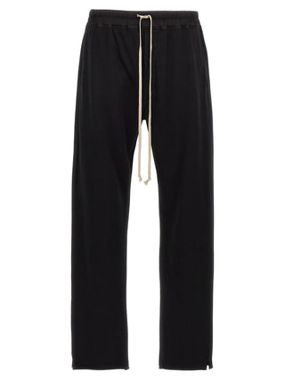 Black Cotton Casual Pants