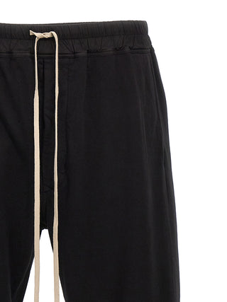 Black Cotton Casual Pants