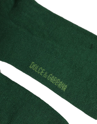 Green DG Logo Nylon Mid Calf Accessory Socks