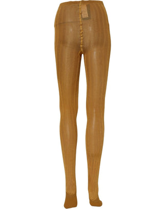 Mustard Nylon Tights Pantyhose Stockings Socks