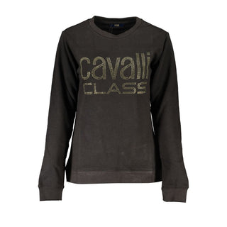 Black Cotton Women Sweater