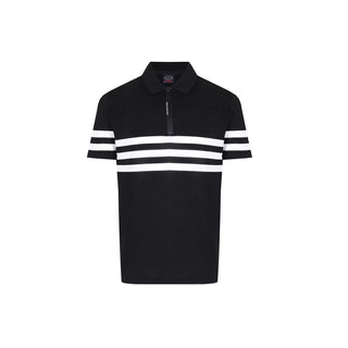 Black Cotton Polo Shirt