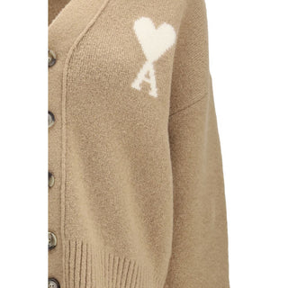 Beige Alpaca Vicugna Pacos Cardigan