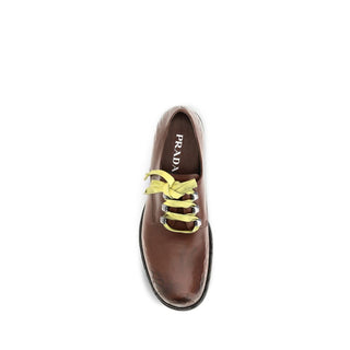 Brown Calf Leather Bos Taurus Slip-On Loafers