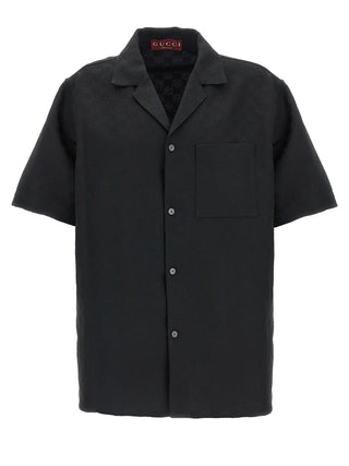 Black Linen Blouse