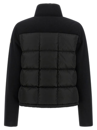 Black Virgin Wool Cardigan
