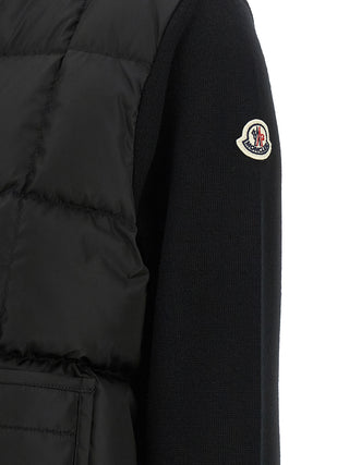Black Virgin Wool Cardigan
