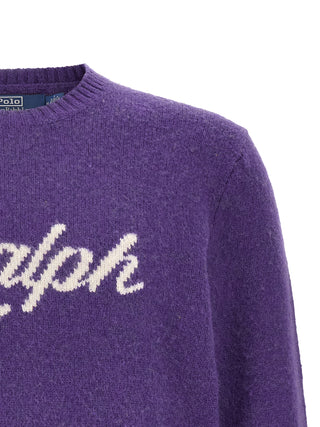 Purple Wool Cardigan
