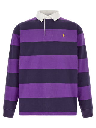 Purple Cotton Polo Shirt