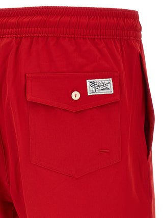 Multicolor Polyester Swim Shorts