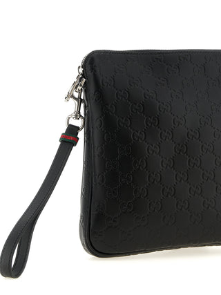 Black Calfskin Crossbody Bag