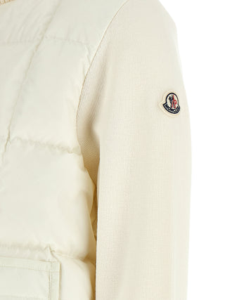 White Virgin Wool Full-Length Jacket