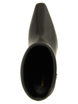 Brown Lamb Leather Ankle Boots