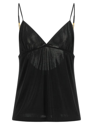 Black Viscose Tank Tops