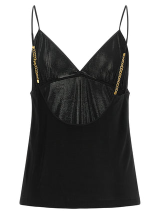Black Viscose Tank Tops