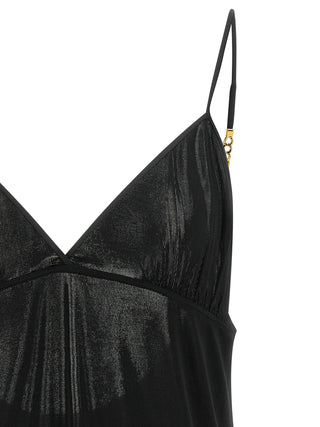 Black Viscose Tank Tops