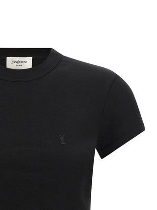 Black Cotton T-Shirt