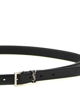 Black Calfskin Regular Belt