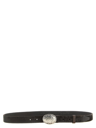 Brown Calfskin Regular Belt