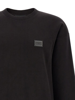 Black Cotton Sweatshirt
