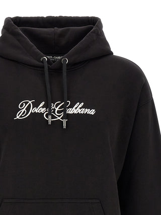 Black Cotton Sweatshirt