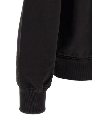 Black Cotton Sweatshirt