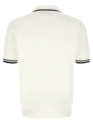 Bicolor Cotton Polo Shirt