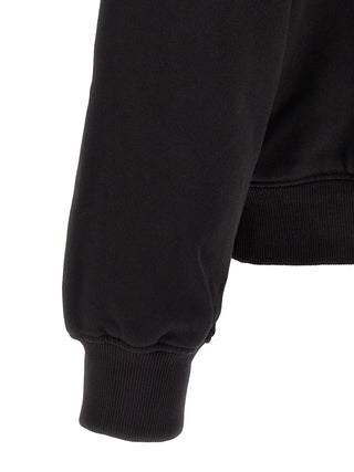 Black Cotton Sweatshirt