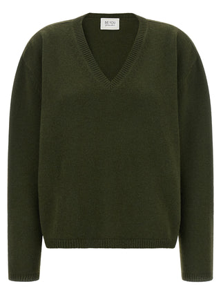 Bicolor Cashmere Cardigan