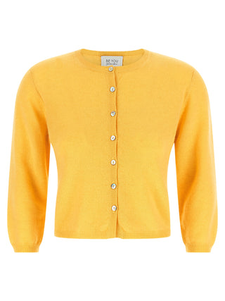 Bicolor Cashmere Cardigan