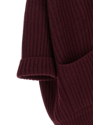 Bordeaux Cashmere Cardigan