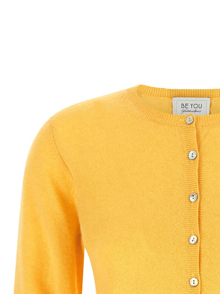 Bicolor Cashmere Cardigan