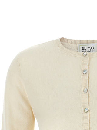 White Cashmere Cardigan
