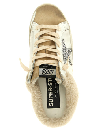 White Leather Chunky Sneakers
