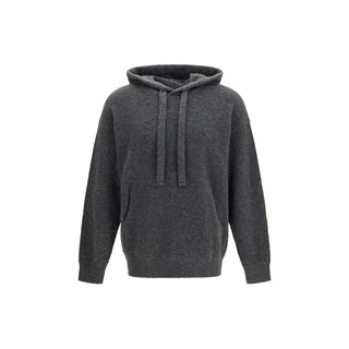 Gray Cashmere Hoodie