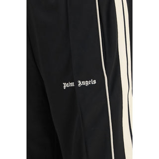 Black Polyester Joggers (Workout Pants)