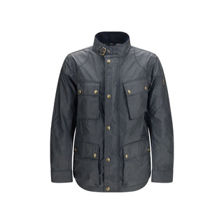 Blue Cotton Shell Jacket