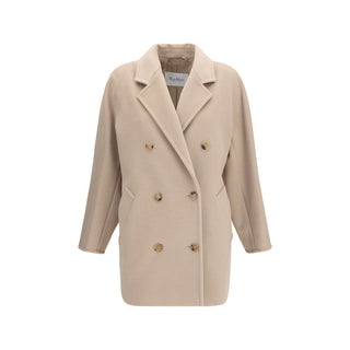 Beige Wool Oves Aries Full-Length Jacket