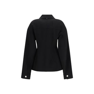 Black Wool Oves Aries Coat