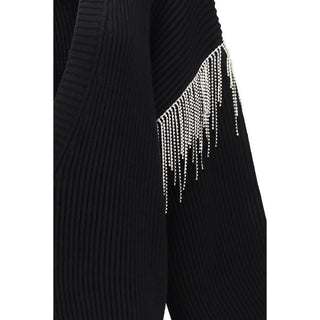 Black Wool Oves Aries Cardigan