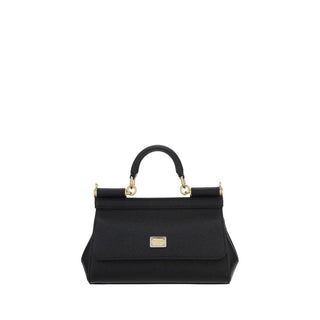 Black Calf Leather Bos Taurus Handbag
