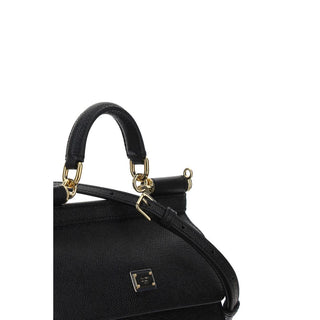 Black Calf Leather Bos Taurus Handbag