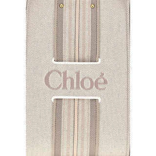 Beige Cotton Shoulder Bag