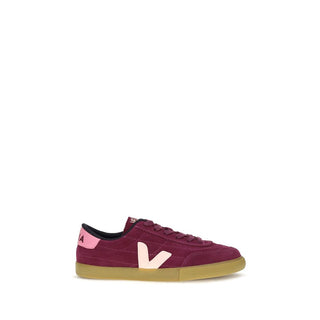 Purple Suede Leather Sneakers