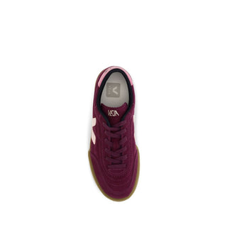 Purple Suede Leather Sneakers