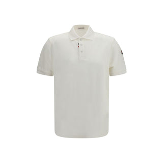 White Cotton Polo Shirt