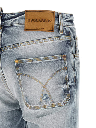 Blue Cotton Jeans Denim