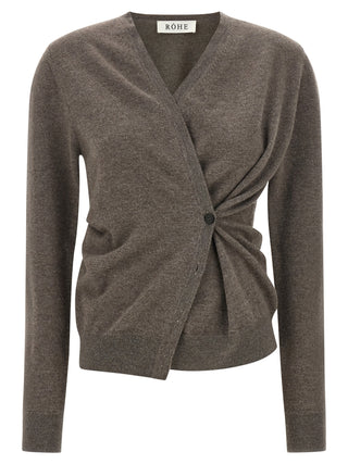 Brown Wool Cardigan